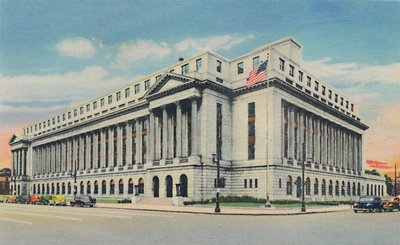 U.S. Post Office, 1942 af Caufield and Shook
