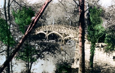 Bro over Themsen ved Nuneham Courtenay, Oxfordshire, 1926. af Cavenders Ltd