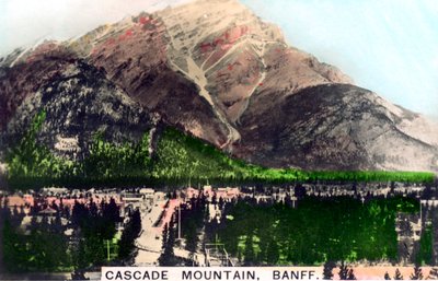 Cascade Mountain, Banff, Alberta, Canada, c1920