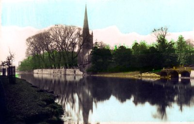 Holy Trinity Church, Stratford-upon-Avon, Warwickshire, 1926. af Cavenders Ltd