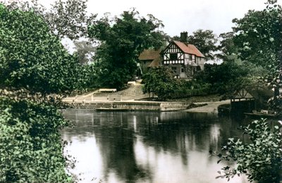 The River Dee ved Chester, Cheshire, 1926. af Cavenders Ltd