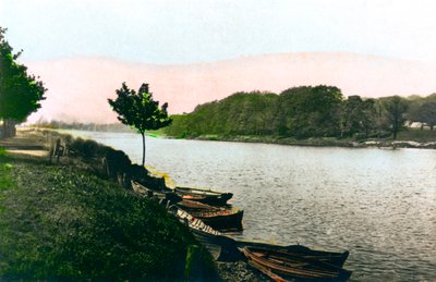 The River Tyne ved Hexham, Northumberland, 1926. af Cavenders Ltd