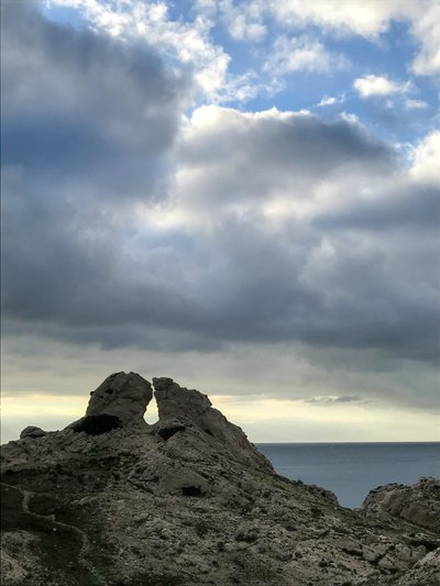 Landskab - Himmel og hav, 2019 (foto) af Cécile Jamet