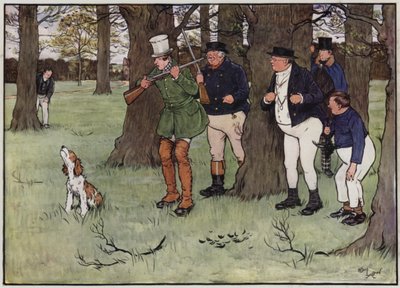 Illustration til The Pickwick Papers af Cecil Aldin af Cecil Charles Windsor Aldin