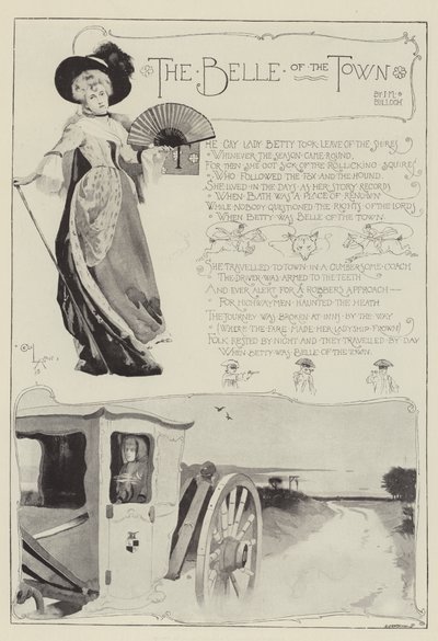 The Belle of the Town, af J M Bulloch af Cecil Charles Windsor Aldin