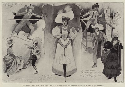 The Chieftain, New Comic Opera af F C Burnard og Sir Arthur Sullivan, på Savoy Theatre af Cecil Charles Windsor Aldin
