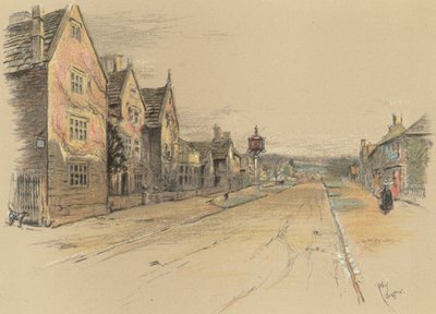 The Lygon Arms, Broadway af Cecil Charles Windsor Aldin