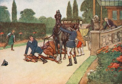 York lagde sig straks fladt på hovedet for at forhindre, at hun kæmpede af Cecil Charles Windsor Aldin