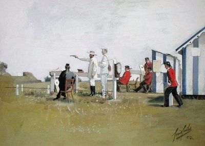 Pistol Range, Bisley Camp af Cecil Cutler