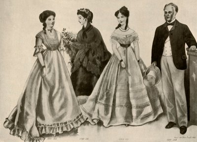 Beklædning fra 1860-1870, 1907, 1937. af Cecil W. Trout