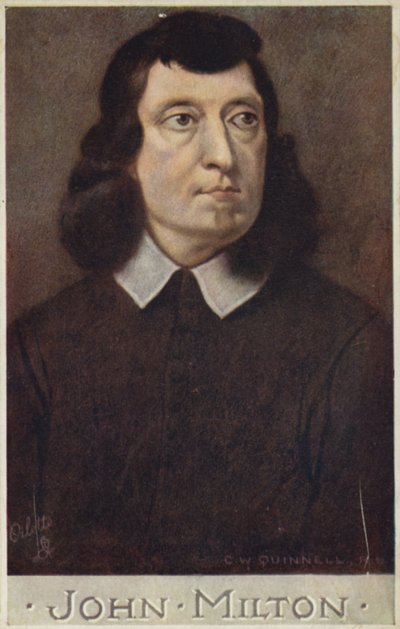 John Milton (1608-1674), engelsk digter af Cecil Watson Quinnell