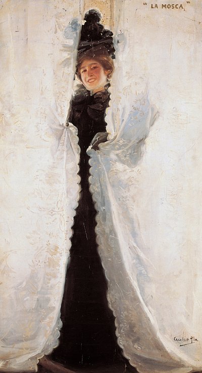 Moscaen. Maleri af Cecilio Pla Gallardo (1860-1934), olie på lærred, ca. 1897. Saint Pie Fine Arts Museum. Valencia, Spanien. af Cecilio Pla Gallardo