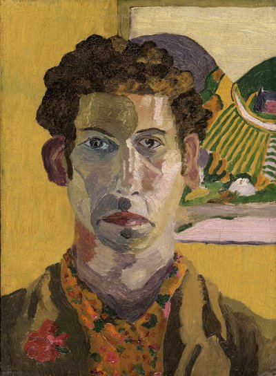 Selvportræt af Cedric Morris