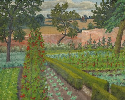 Krigstidens have (olie på lærred) af Cedric Morris