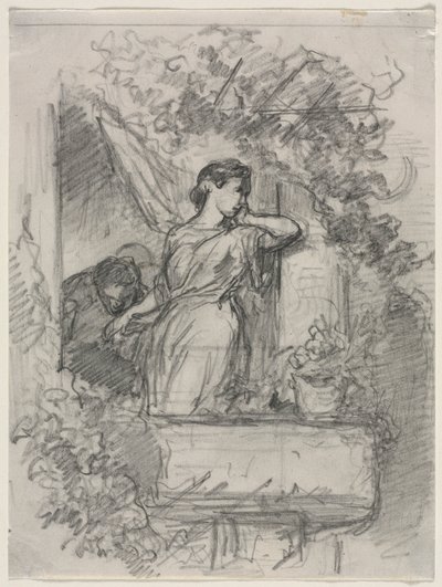 På altanen af Celestin Francois Nanteuil