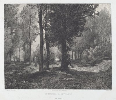 A September Morning [A September Morning] af Celestino Turletti, after Clemente Pugliese Levi
