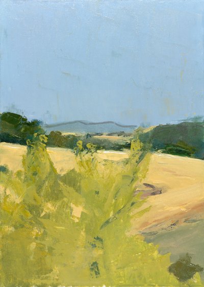 Montagne Noire, Sydvestfrankrig 2012 (Olie på plade) af Celia Montague