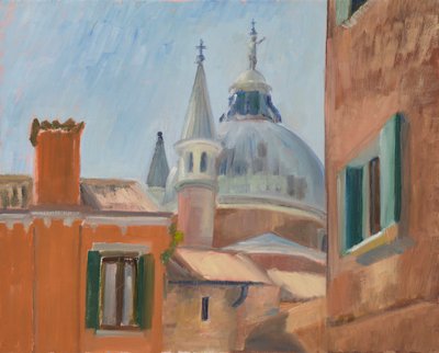 Sommervarme, bag Redentore (maleri) af Celia Montague