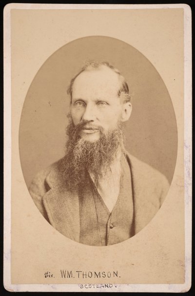 Portræt af Sir William Thomson, 1. Baron Kelvin 1824-1907, 1876. af Centennial Photographic Company