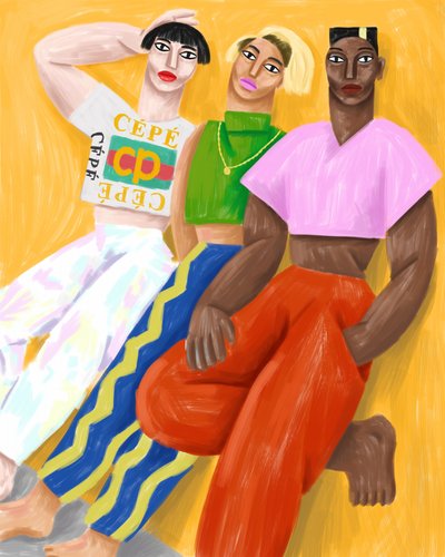 Gå over muren af Cépé