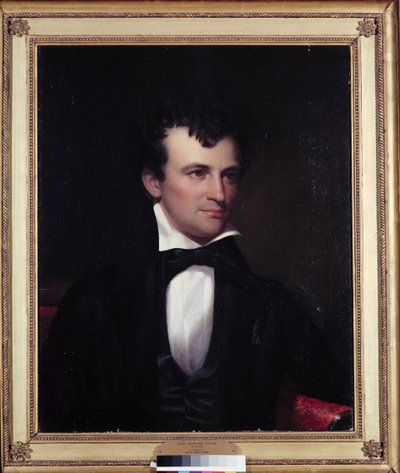 John Howard Payne olie på lærred af Cephas Giovanni Thompson
