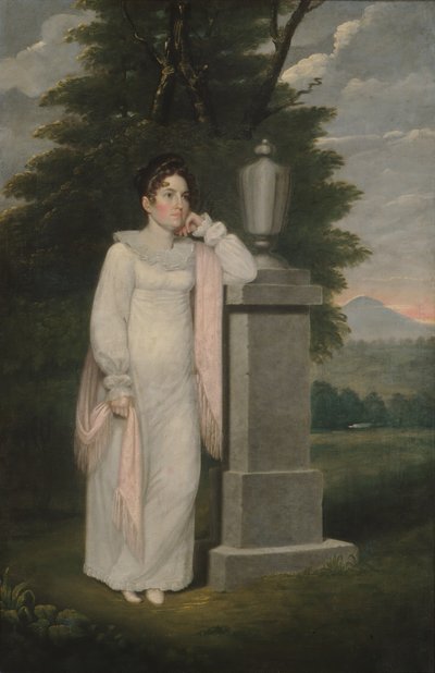 Mrs. Cephas Thompson Olivia Leonard, ca. 1810-20. af Cephas Thompson