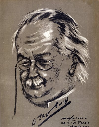 David Lloyd George (1863-1945), britisk politiker. Tegnefilm af Cesare Musacchio (født 1882) af Cesare Annibale Musacchio