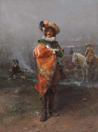 En Herre i en Kappe af Cesare Auguste Detti