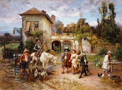 Don Quijote, af Cesare Auguste Detti