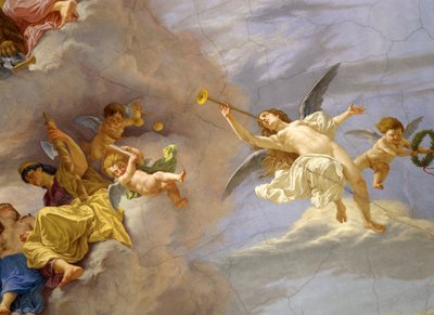 Detalje af loftet (detalje af 3433390) af Cesare Mariani