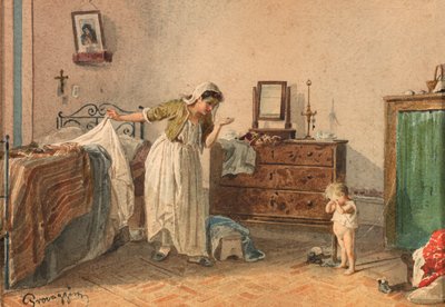 Reprimande, 1800-tallet. af Cesare Provaggi