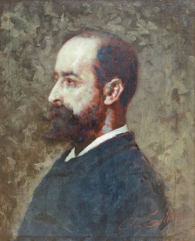 Portræt af Ambrogio Raffele af Cesare Tallone