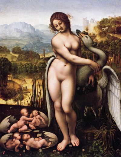 Leda og Svanen af Cesare da Sesto