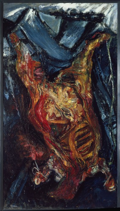 Oksebark - Maleri af Chaim Soutine (1894-1943), olie på lærred, 202x114 cm af Chaim Soutine