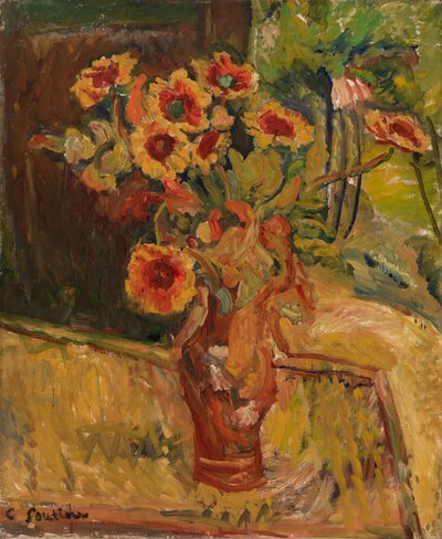 Buket blomster af Chaim Soutine