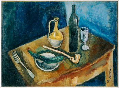 Stilleben med rør - Stilleben med rør MNPL ... af Chaim Soutine