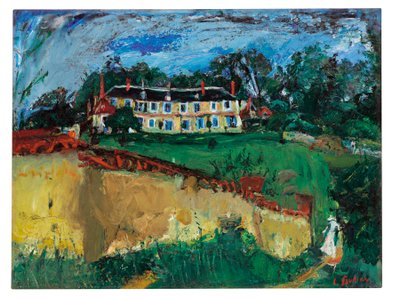 Gammelt hus nær Chartres, ca. 1934 af Chaim Soutine