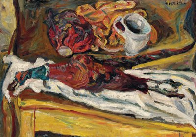 Fasan med Kål; Kålfasanen, 1926-1927 af Chaim Soutine