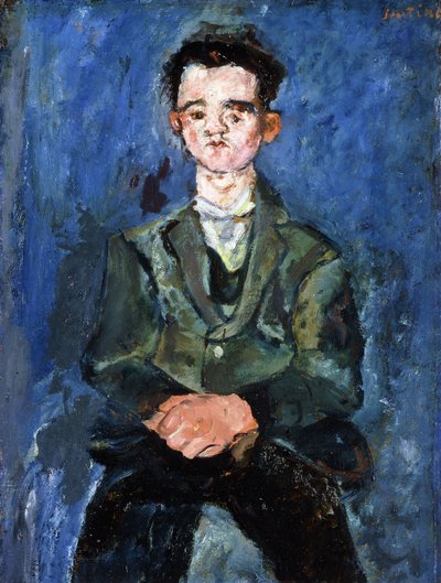 Portræt af en dreng i blåt, 1928 af Chaim Soutine