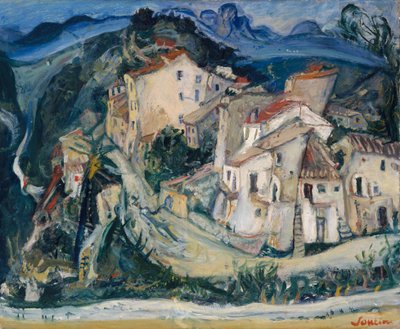 Udsigt over Cagnes, ca. 1924-25 af Chaim Soutine