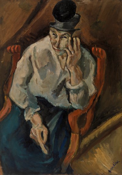 Kvinde siddende i lænestol af Chaim Soutine