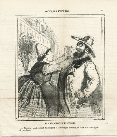 Illustration af Cham (1819-1879) i Le Charivari af Amédée de Noé