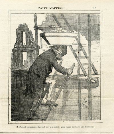 Illustration af Cham (1819-1879) i Le Charivari af Amédée de Noé