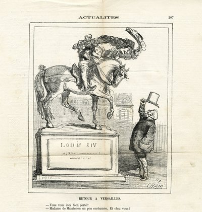 Illustration af Cham (1819-1879) i Le Charivari af Amédée de Noé