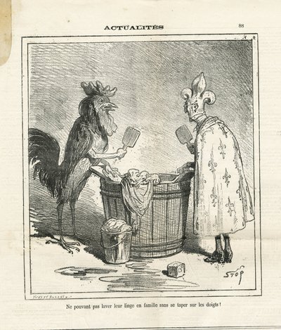 Illustration af Cham (1819-1879) i Le Charivari af Amédée de Noé