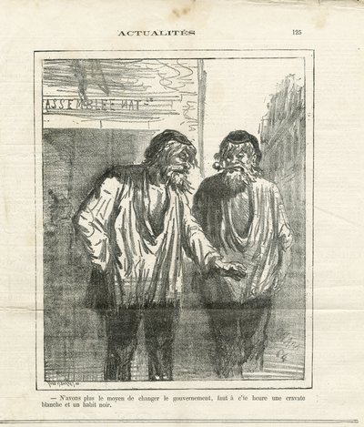 Illustration af Cham (1819-1879) i Le Charivari af Amédée de Noé