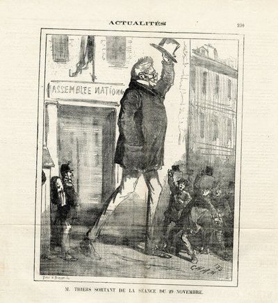 Illustration af Cham (1819-1879) i Le Charivari af Amédée de Noé