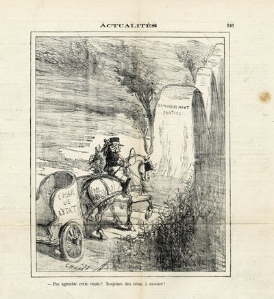 Illustration af Cham (1819-1879) i Le Charivari af Amédée de Noé