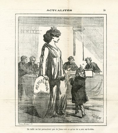 Illustration af Cham (1819-1879) i Le Charivari af Amédée de Noé