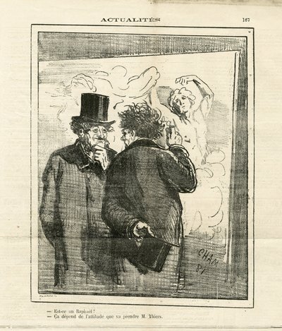 Illustration af Cham (1819-1879) i Le Charivari af Amédée de Noé